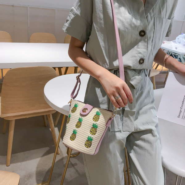 Geanta dama de vara cu broderie in mai multe culori