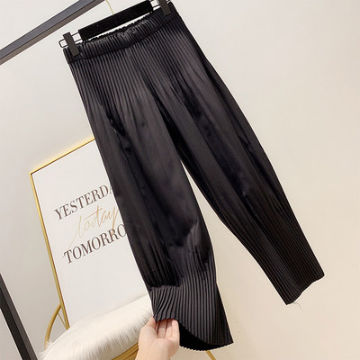 Pantaloni moderni plisați de damă în patru culori