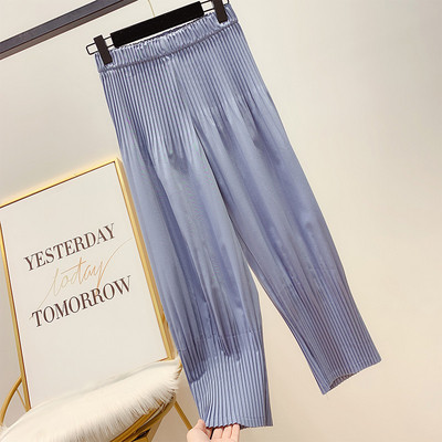 Pantaloni moderni plisați de damă în patru culori