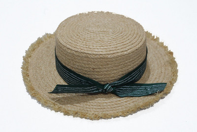 Palarie de plaja dama cu panglica in mai multe culori