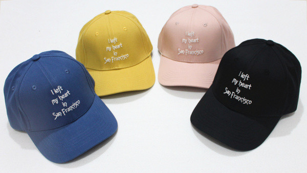 Дамска ежедневна шапка с бродерия и козирка в няколко цвята 