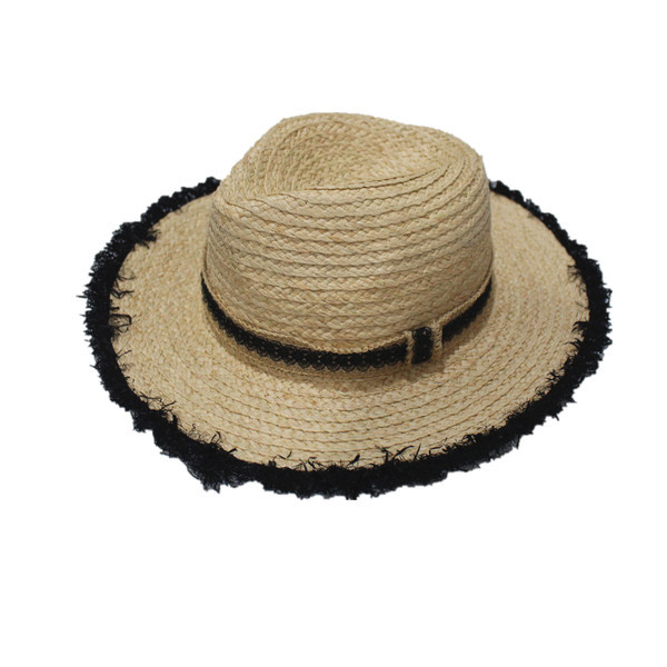 Palarie de plaja eleganta de dama in culoare bej