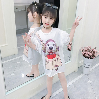 Tunica moderna pentru copii cu aplicatie - in alb-negru