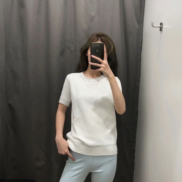 Bluză lejeră din tricot subțire în două culori