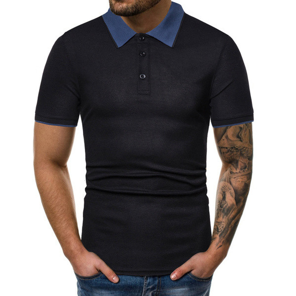 Tricou bărbătesc cu mâneci scurte în două culori