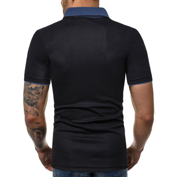 Tricou bărbătesc cu mâneci scurte în două culori