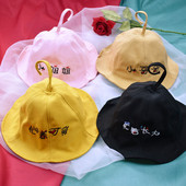 Nou model de pălărie pentru copii cu broderie și element 3D în mai multe culori