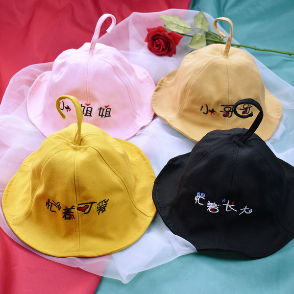 Nou model de pălărie pentru copii cu broderie și element 3D în mai multe culori