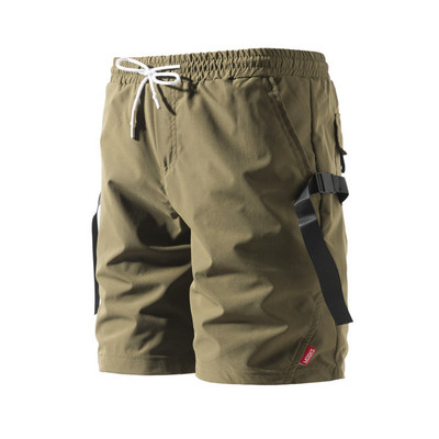 Модерни къси мъжки панталони с надпис в няколко цвята