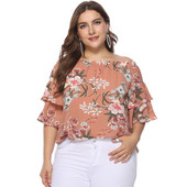 Bluză de damă modernă cu mâneci largi și imprimeu color