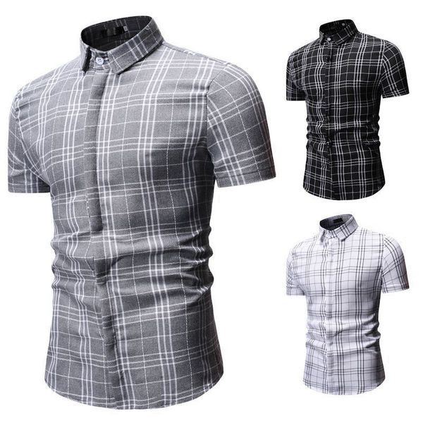 Cămașă bărbați în carouri în trei culori