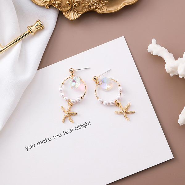 Cercei rotunzi moderni de dama