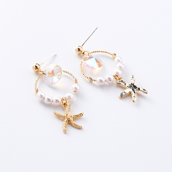 Cercei rotunzi moderni de dama