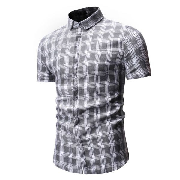 Карирана мъжка риза в три цвята