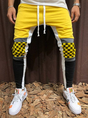 Спортно-ежедневни мъжки панталони с кант в няколко цвята