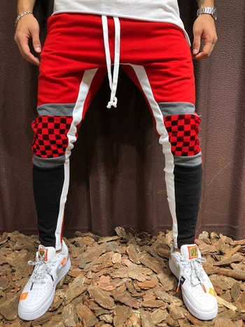 Спортно-ежедневни мъжки панталони с кант в няколко цвята