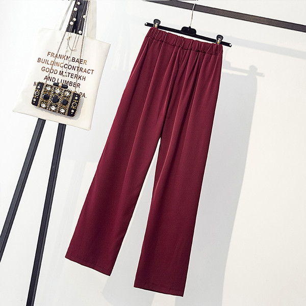 Pantaloni lungi de dama la moda in doua culori cu talie inalta