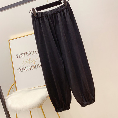 Pantaloni de vara dama cu talie inalta in mai multe culori