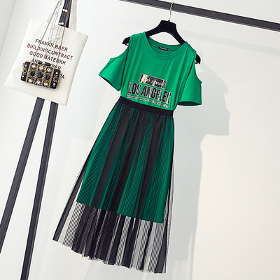 Rochie casual de dama cu maneci scurte si imprimeu in mai multe culori