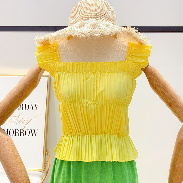 Maieu pliat de damă în patru culori