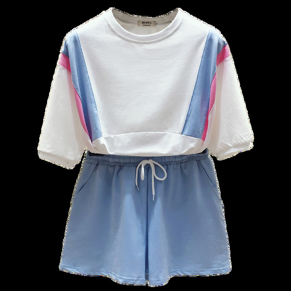 Κομψό και μοντέρνο γυναικείο σετ με κορόνια  σε δύο χρώματα