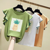 Tricou casual dama in diferite culori cu aplicatie