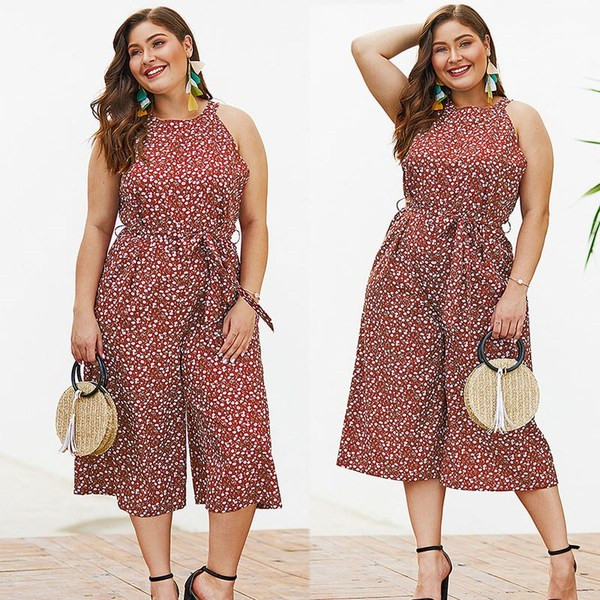 Salopeta de dama cu lungime 7/8 si model floral