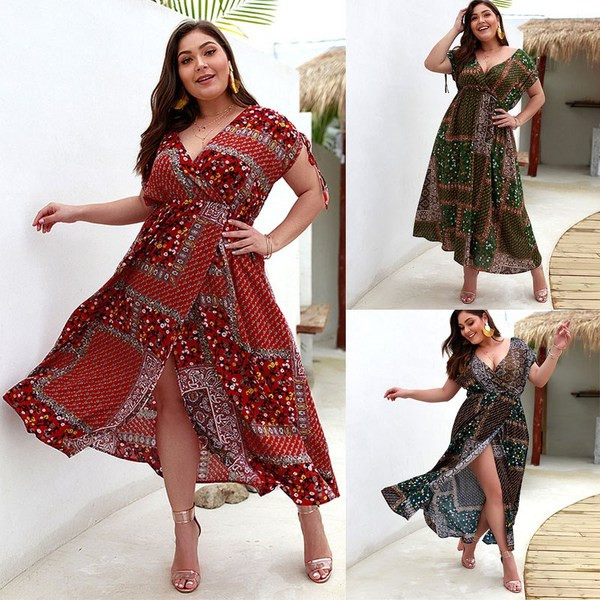 Rochie de dama cu decolteu in V in trei culori