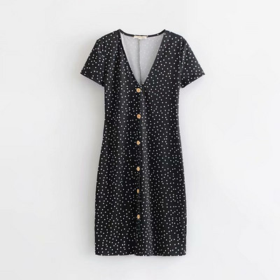 Alkalmi ruha Karcsú, virágmintás modell három színben