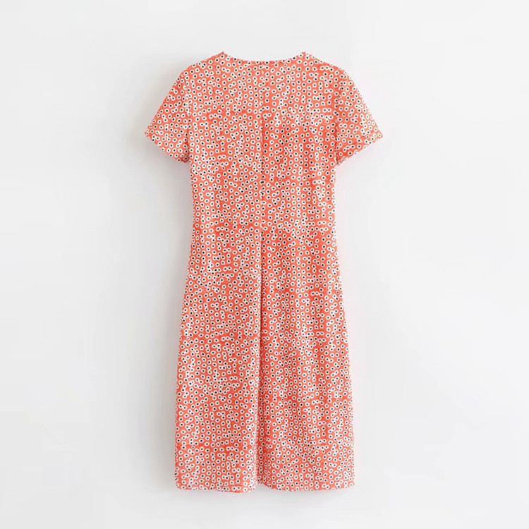 Alkalmi ruha Karcsú, virágmintás modell három színben