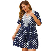 Μοντέρνα γυναικεία ολόσωμη φόρμα  με κεντήματα και κοντά μανίκια