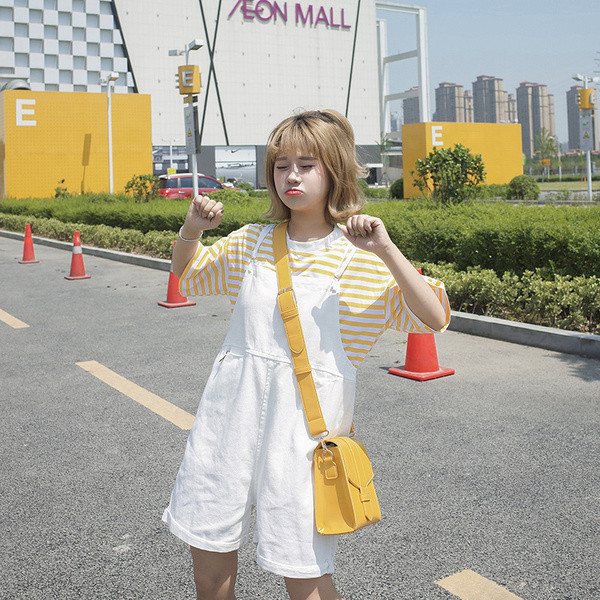 Salopetă casual de damă lat model în două culori