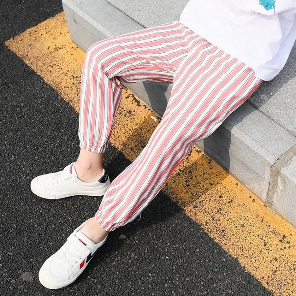 Pantaloni moderni pentru copii in doua culori cu buzunare