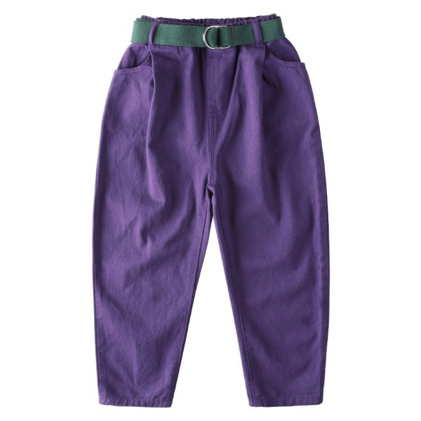 Pantaloni actuali pentru copii in trei culori cu buzunare pentru baieti