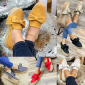 Pantofi moderni de dama cu panglica in mai multe culori