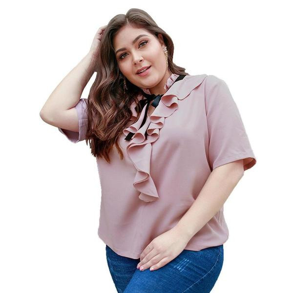 Bluza casual dama cu maneci 3/4 si panglica