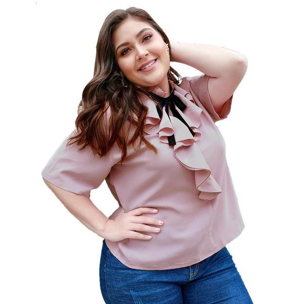 Bluza casual dama cu maneci 3/4 si panglica