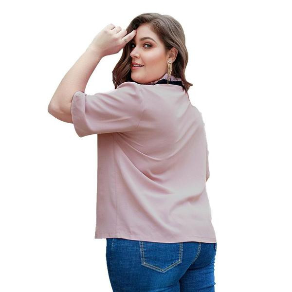 Bluza casual dama cu maneci 3/4 si panglica