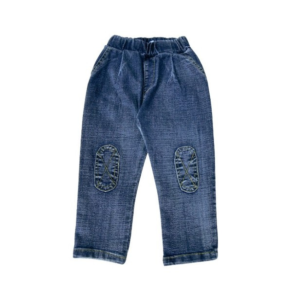 Blugi la modă pentru copii în albastru - pentru fete