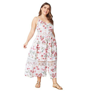 Rochie lunga de dama eleganta cu bretele subtiri si broderie