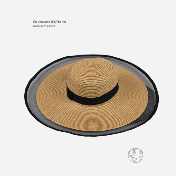 NOU Pălărie de plajă elegantă pentru femei, în mai multe culori