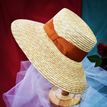 Actuala palarie de vara dama de culoare bej