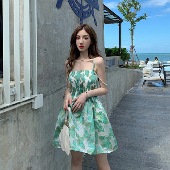 Rochie de dama casual croiala cu motive florale