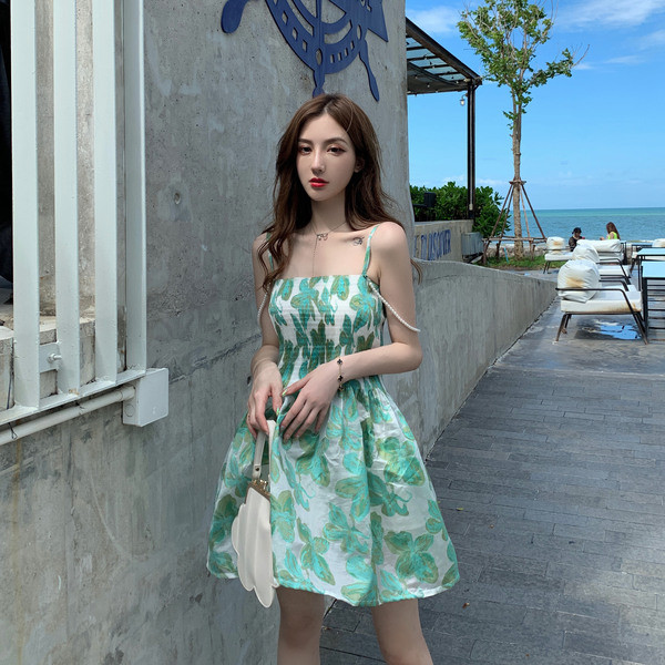 Rochie de dama casual croiala cu motive florale