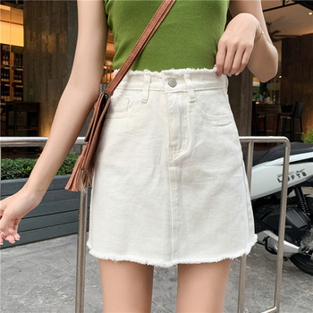 Alkalmi női szoknya magas derékkal, 5XL-es méretig fehér és fekete színben