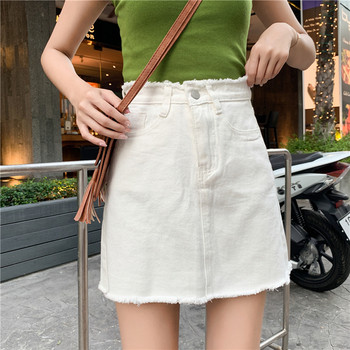 Alkalmi női szoknya magas derékkal, 5XL-es méretig fehér és fekete színben