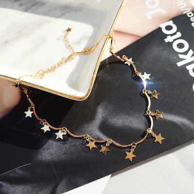 Colier de dama actual - culoare aurie