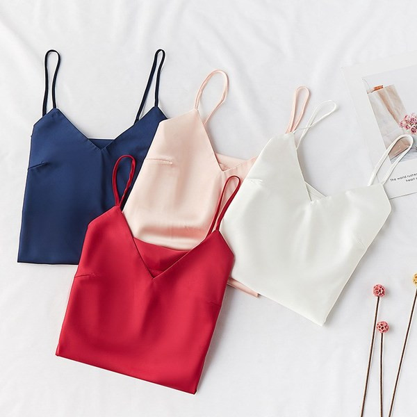 Cămașă de noapte pentru femei cu bretele subțiri în cinci culori