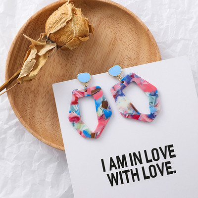 Cercei de damă de zi cu zi - în două culori