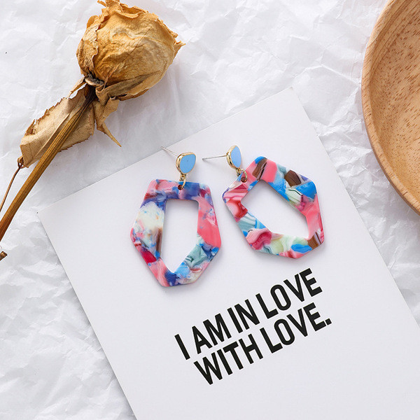 Cercei de damă de zi cu zi - în două culori